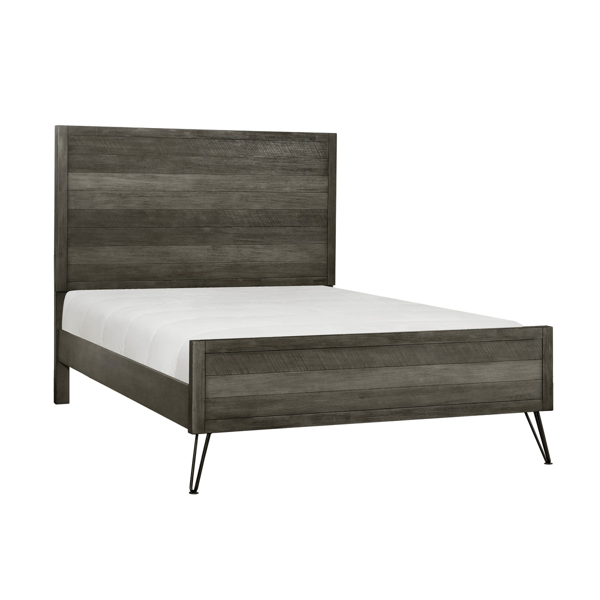 Urbanite Gray King Panel Bed from Homelegance - Luna Furniture