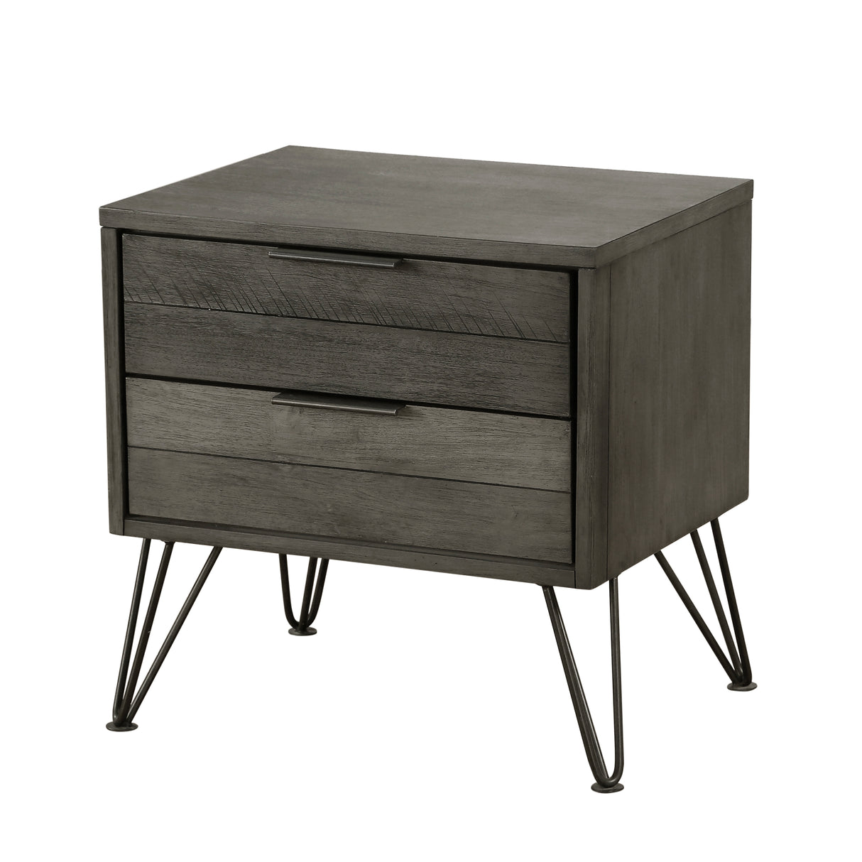 Urbanite Gray Nightstand from Homelegance - Luna Furniture