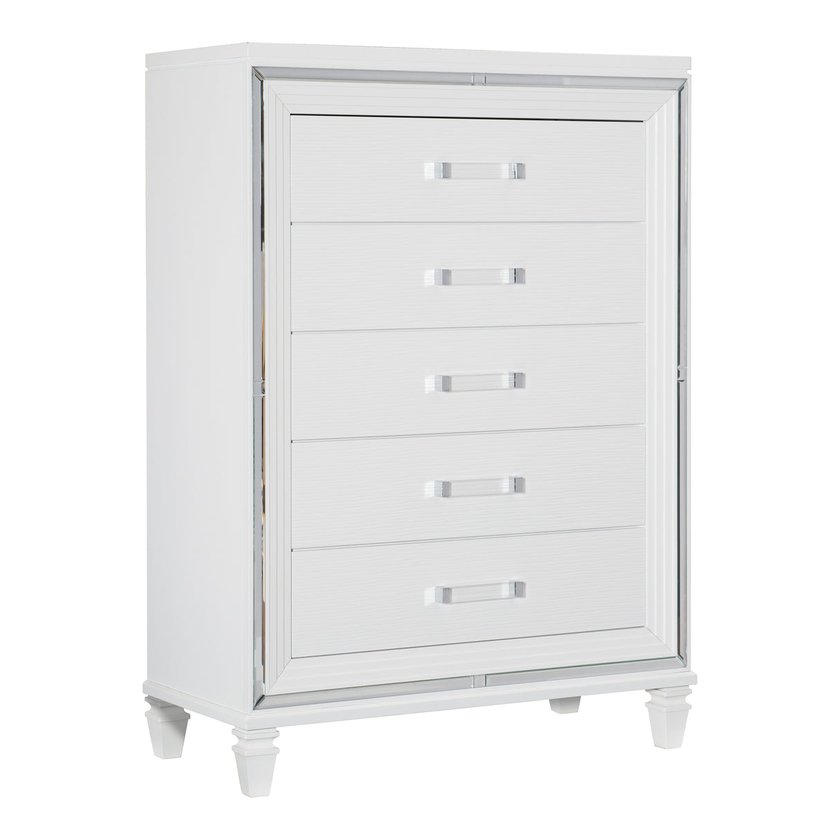 Tamsin White Vanity Dresser with Mirror from Homelegance - Luna Furniture