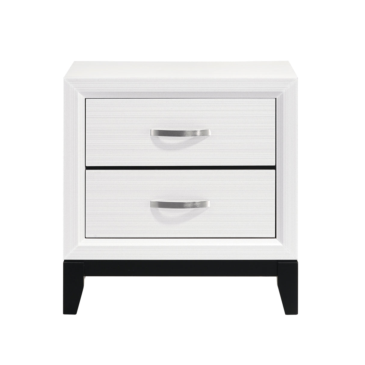 Davi White 5-Piece Bedroom Set (Queen Bed, Nightstand, Dresser, Mirror, Chest) from Homelegance - Luna Furniture