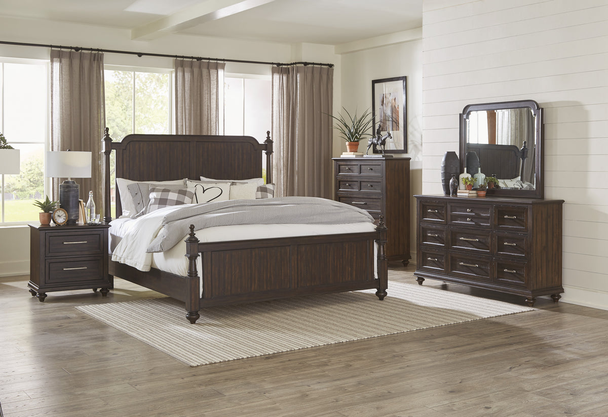 Cardano Driftwood Charcoal Dresser from Homelegance - Luna Furniture