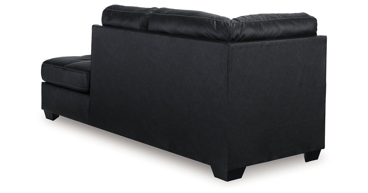 Barlin Mills Carbon Right-Arm Facing Corner Chaise from Ashley - Luna Furniture