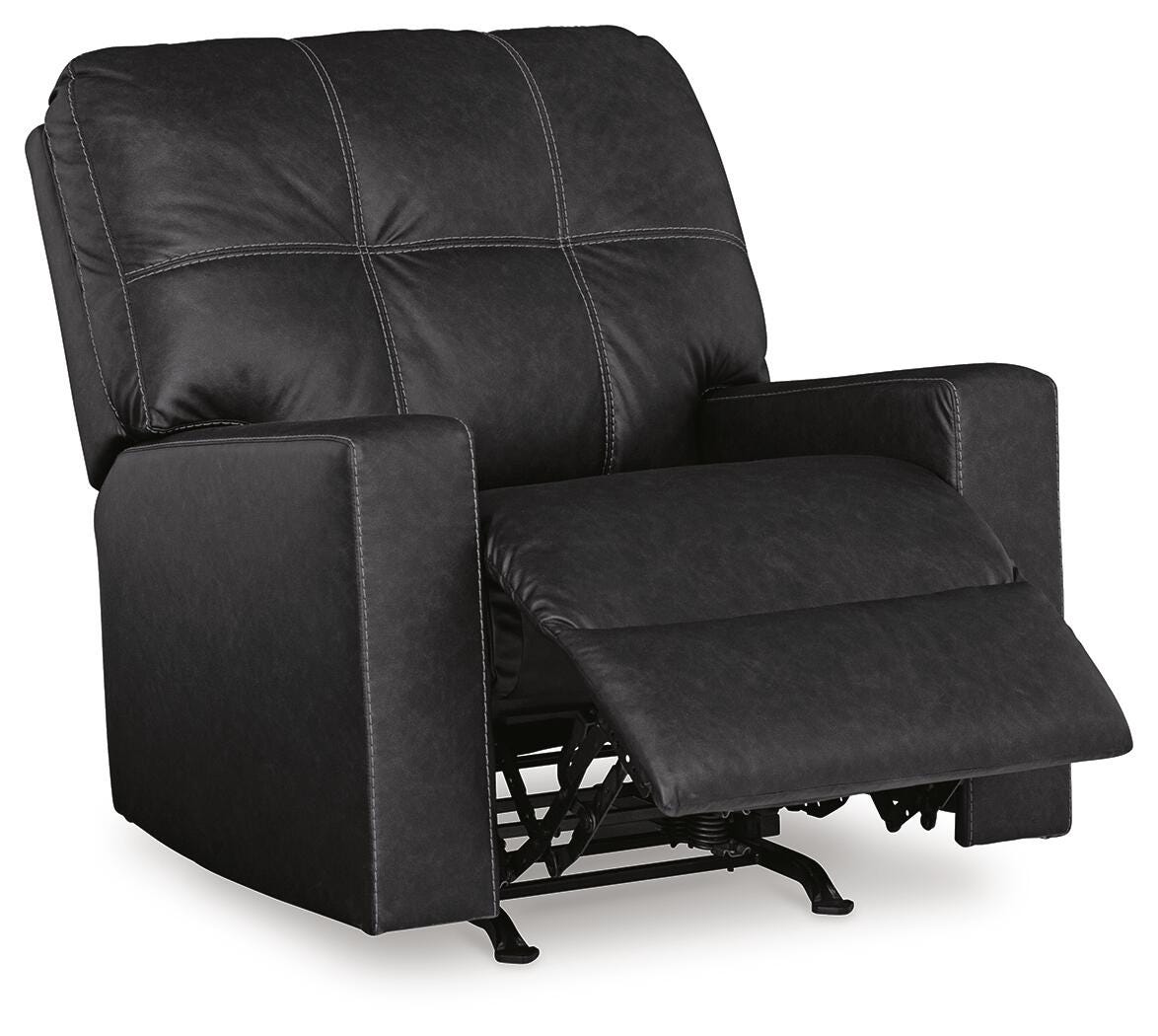 Barlin Mills Sofa, Loveseat and Recliner in Carbon from Ashley Furniture - Luna Furniture