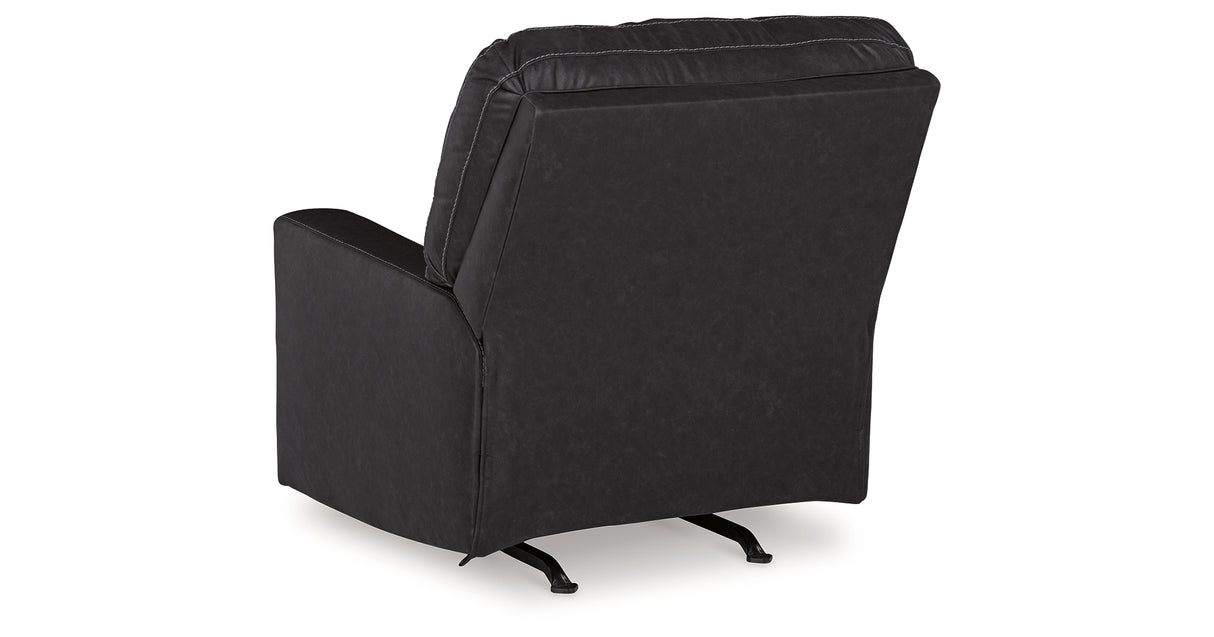Barlin Mills Sofa, Loveseat and Recliner in Carbon from Ashley - Luna Furniture