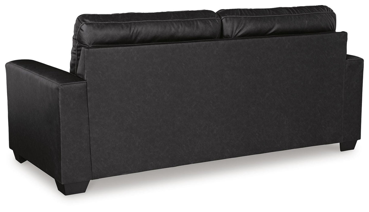 Barlin Mills Sofa, Loveseat and Recliner in Carbon from Ashley Furniture - Luna Furniture