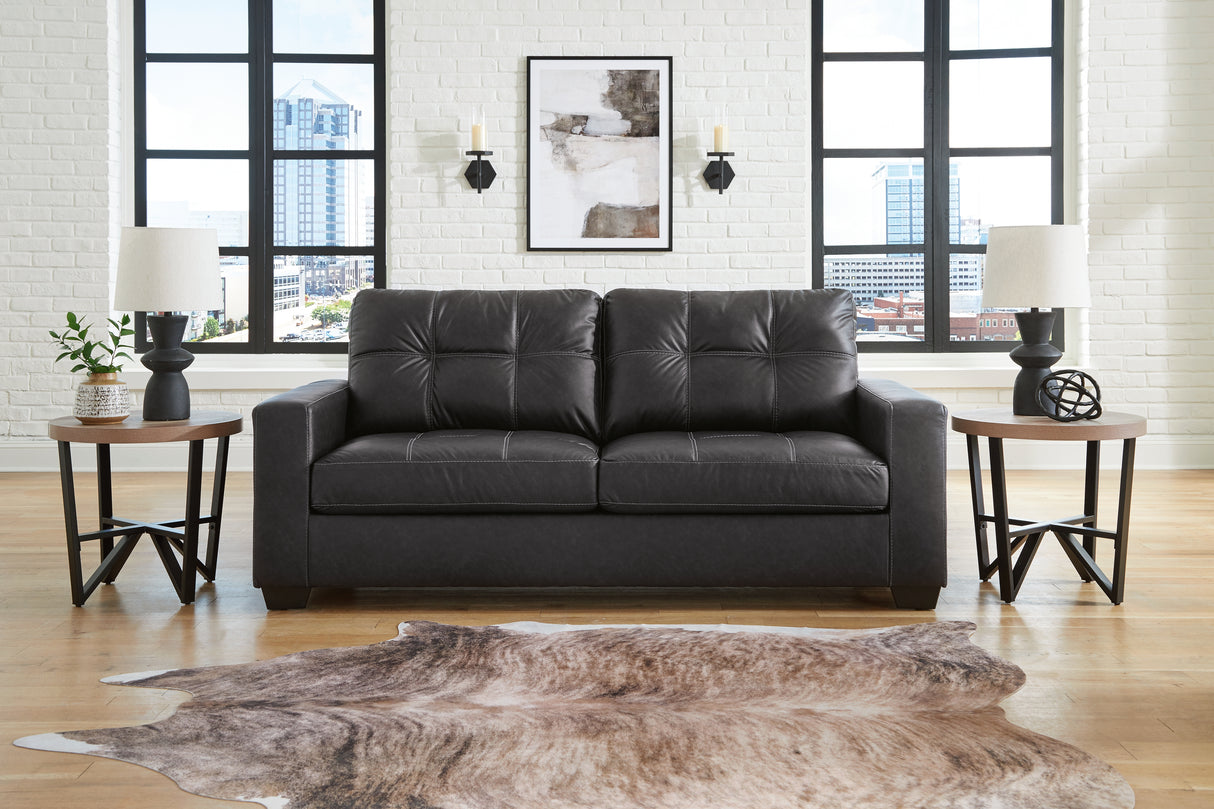Barlin Mills Sofa and Loveseat in Carbon from Ashley - Luna Furniture