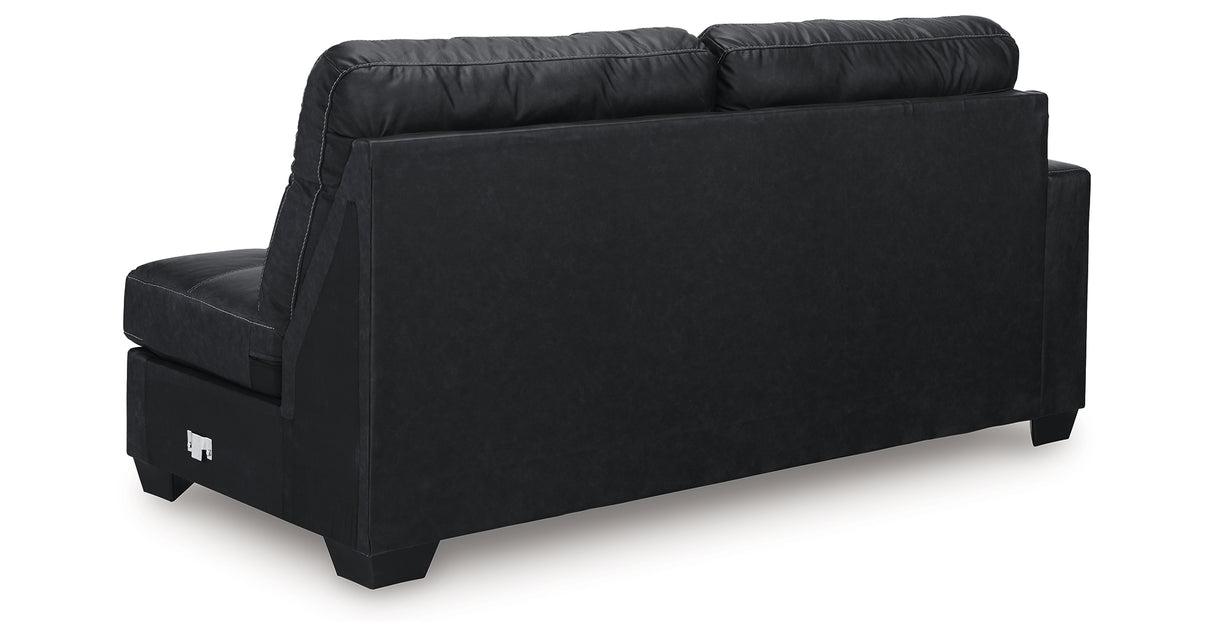 Barlin Mills Carbon Left-Arm Facing Sofa from Ashley - Luna Furniture