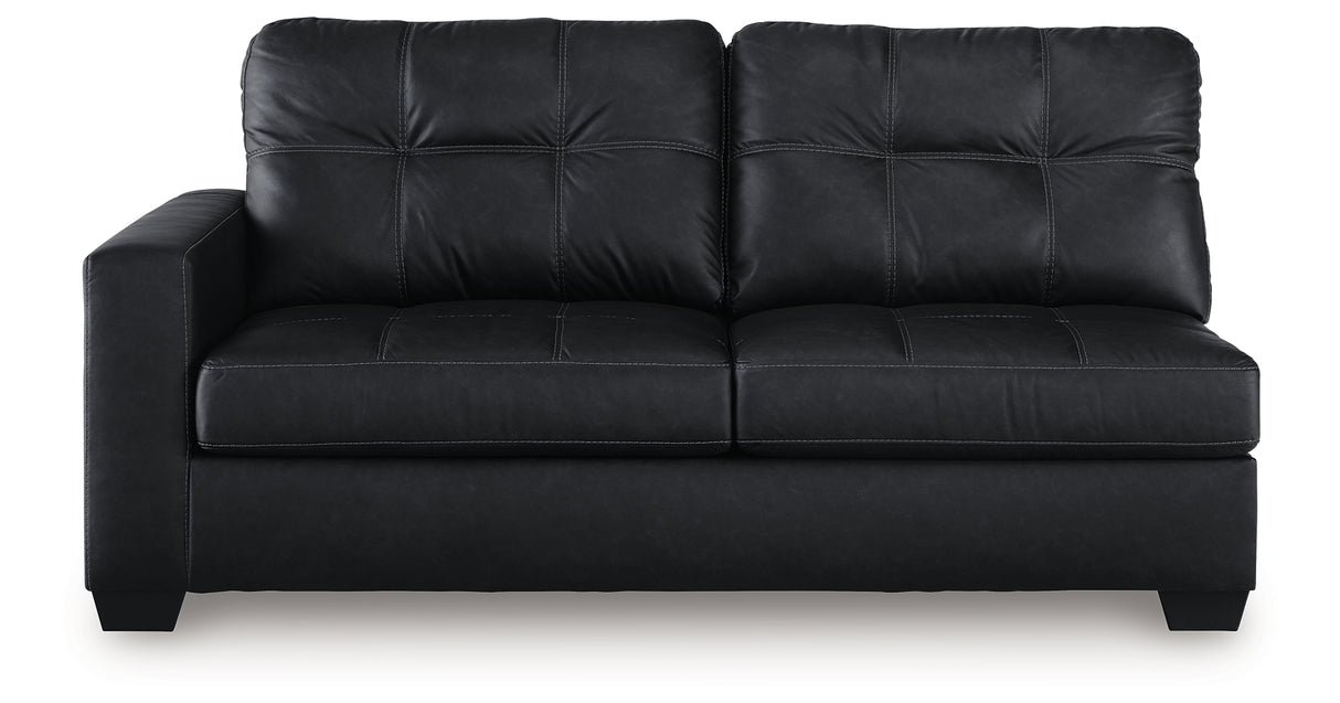 Barlin Mills Carbon Left-Arm Facing Sofa from Ashley - Luna Furniture