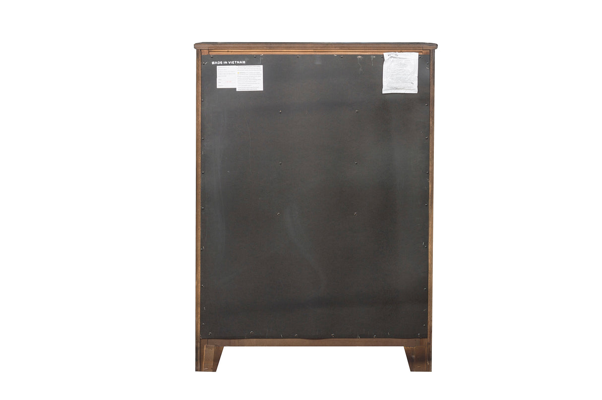 Cotterill Cherry 5PC SET (QB+NS+DR+MR+CH) from Homelegance - Luna Furniture