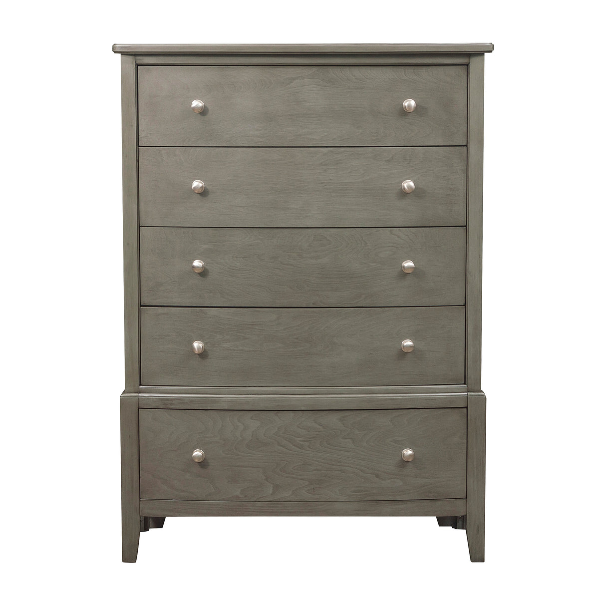 Cotterill Gray 5-Piece Bedroom Set (Queen Bed, Nightstand, Dresser, Mirror, Chest) from Homelegance - Luna Furniture