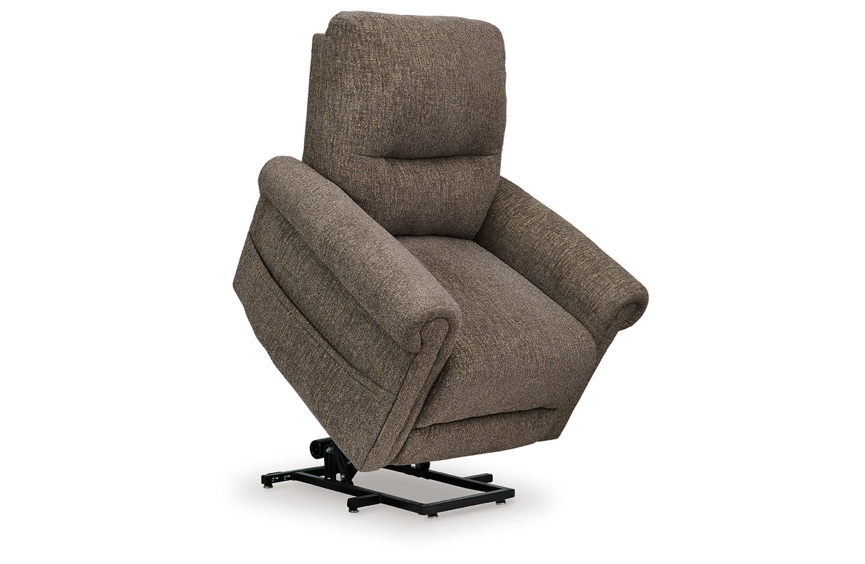 Aureta Earth Power Lift Recliner from Ashley - Luna Furniture