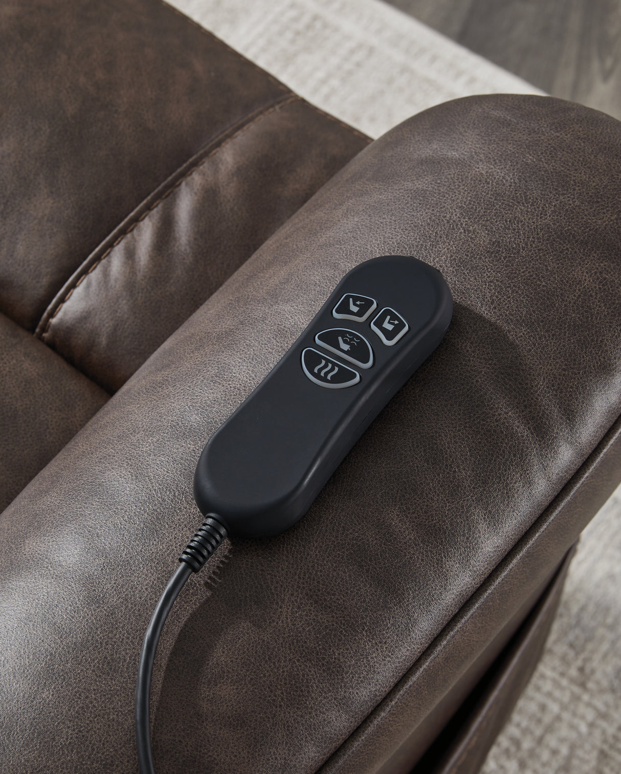 Oatman Umber Power Lift Recliner from Ashley Furniture - Luna Furniture