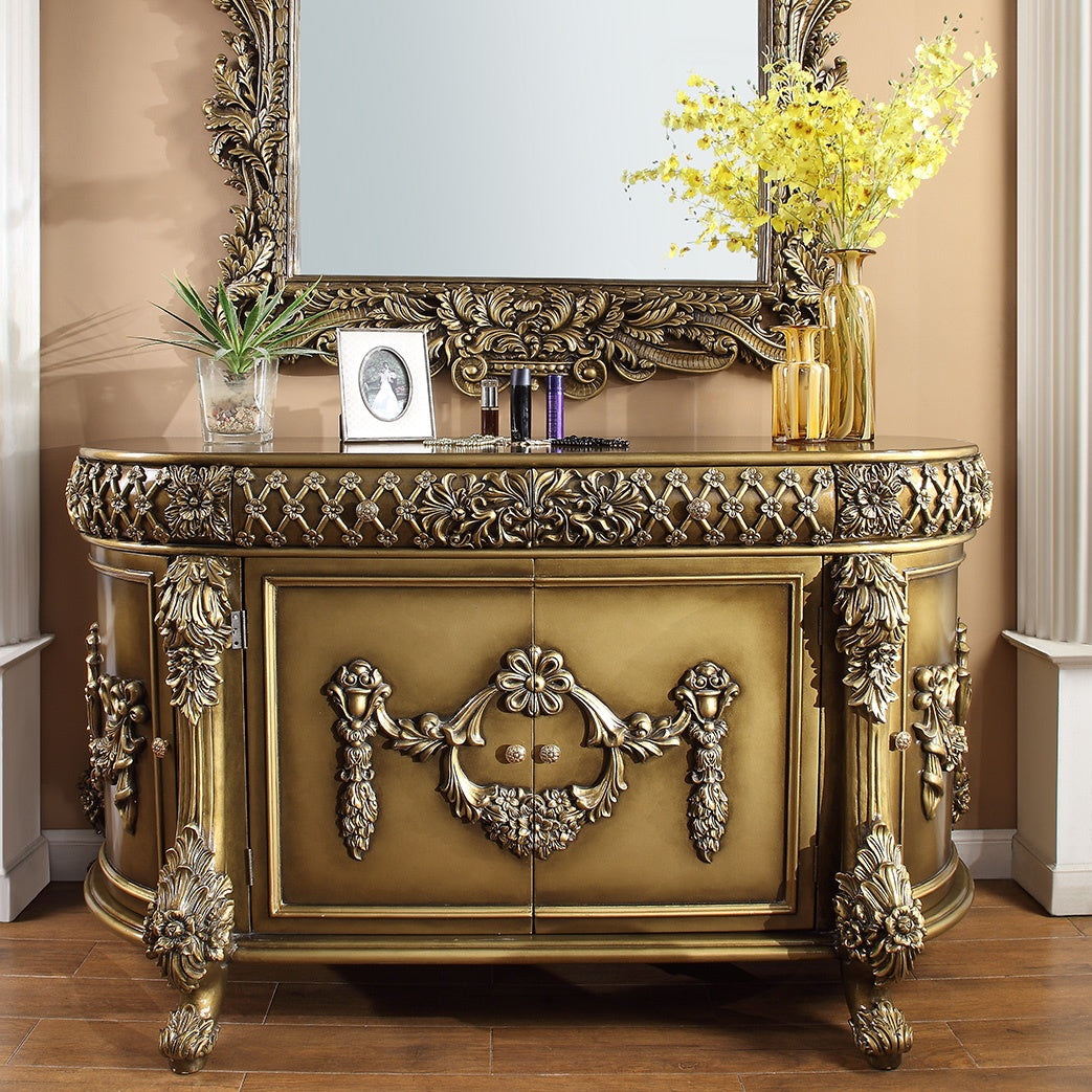 HD-1802 Bronze Dresser/Buffet from Homey Design - Luna Furniture