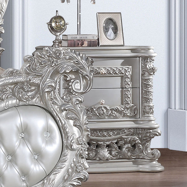 HD-1808 Silver Nightstand