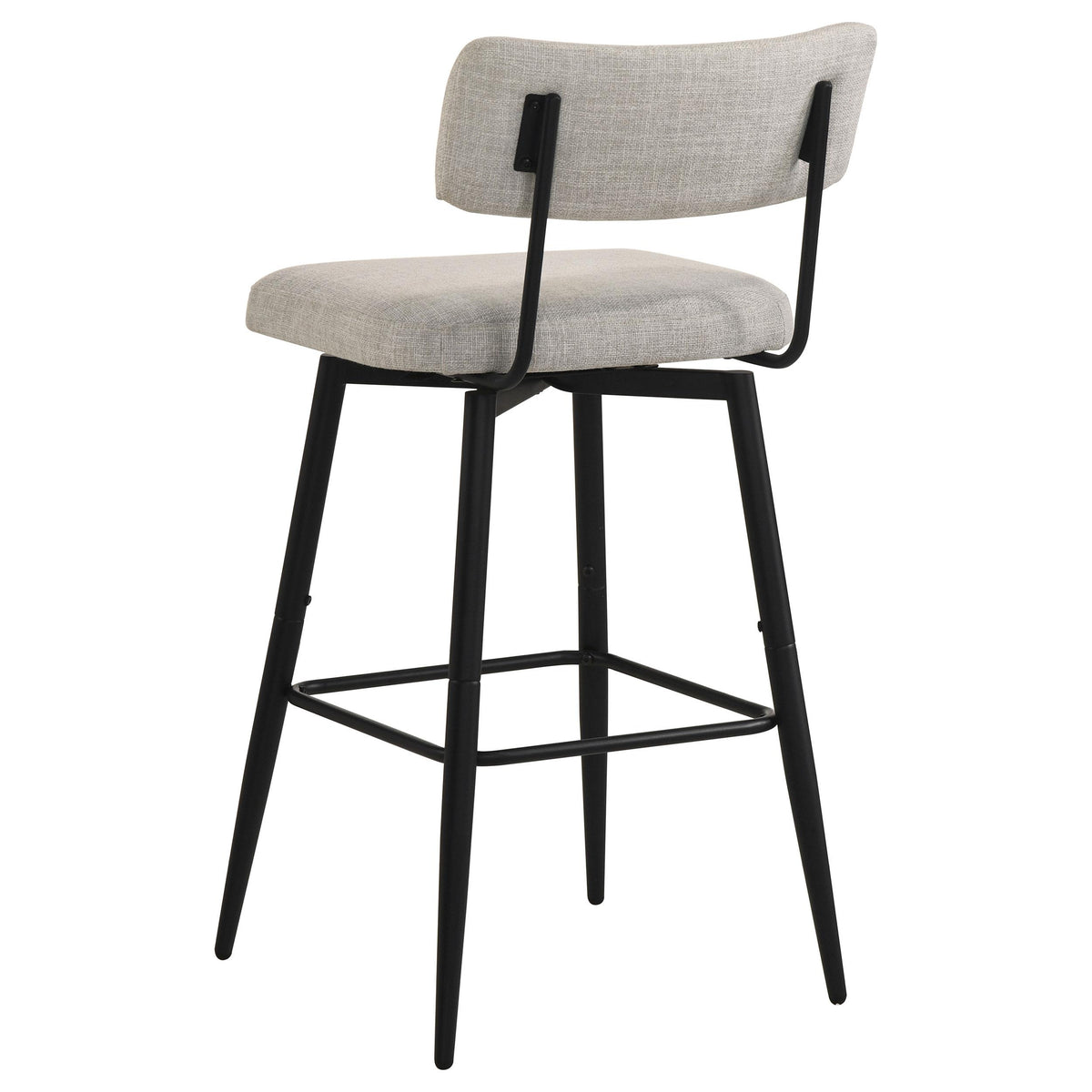 Levine Cream Fabric Upholstered Swivel Bar Chair, Set of 2 from Coaster - Luna Furniture