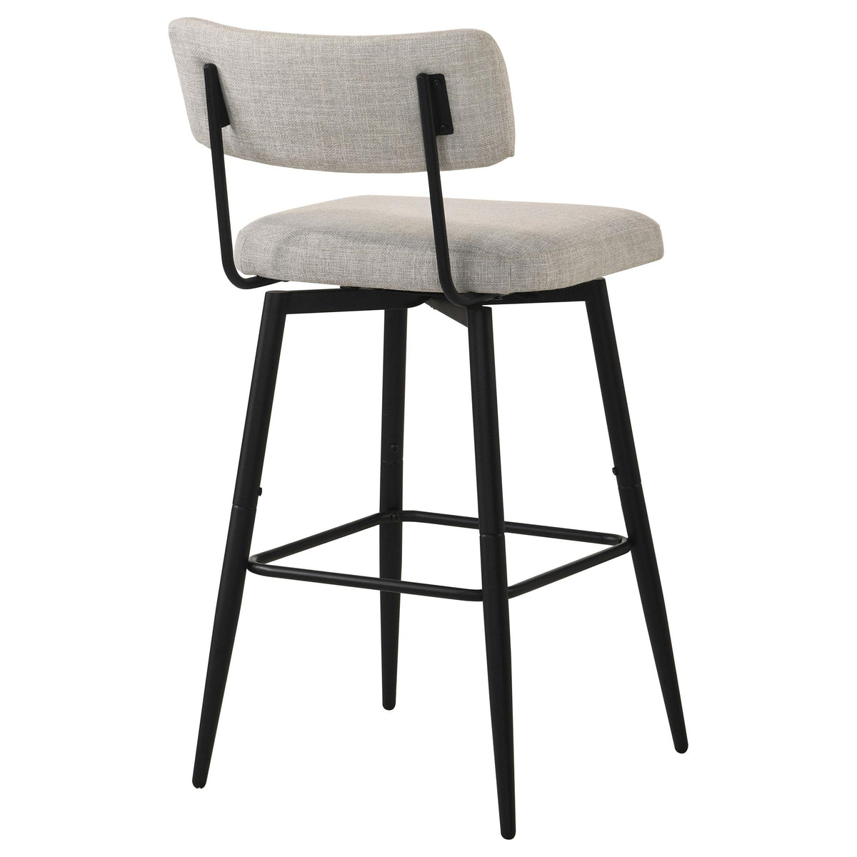 Levine Cream Fabric Upholstered Swivel Bar Chair, Set of 2 from Coaster - Luna Furniture
