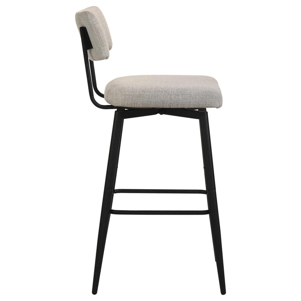 Levine Cream Fabric Upholstered Swivel Bar Chair, Set of 2 from Coaster - Luna Furniture