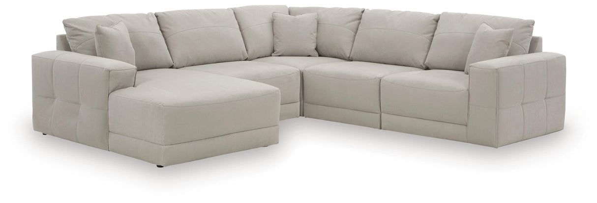 Next-Gen Gaucho Gray 5-Piece Sectional with Chaise from Ashley - Luna Furniture
