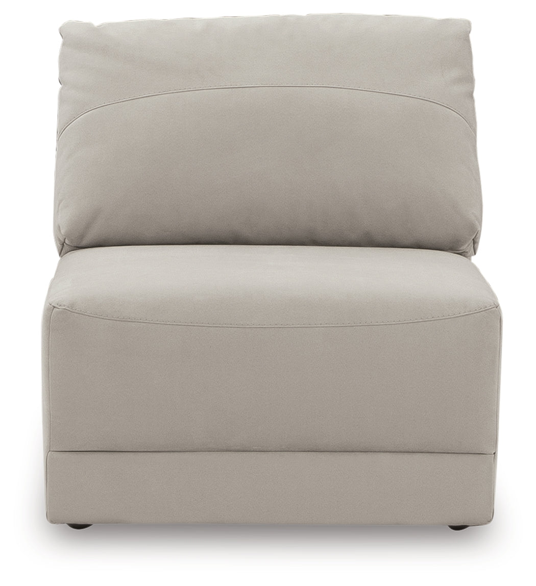 Next-Gen Gaucho Gray Armless Chair from Ashley Furniture - Luna Furniture
