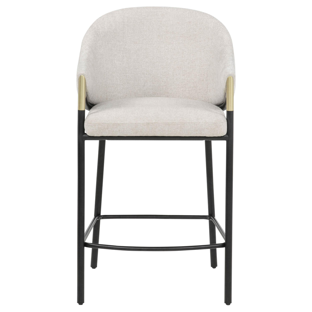 Chadwick Beige Fabric Upholstered Counter Height Chair, Set of 2 from Coaster - Luna Furniture