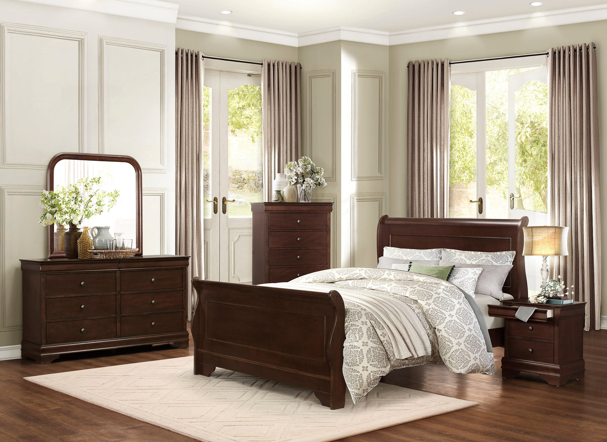 Catalonia Cherry Eastern King Bed