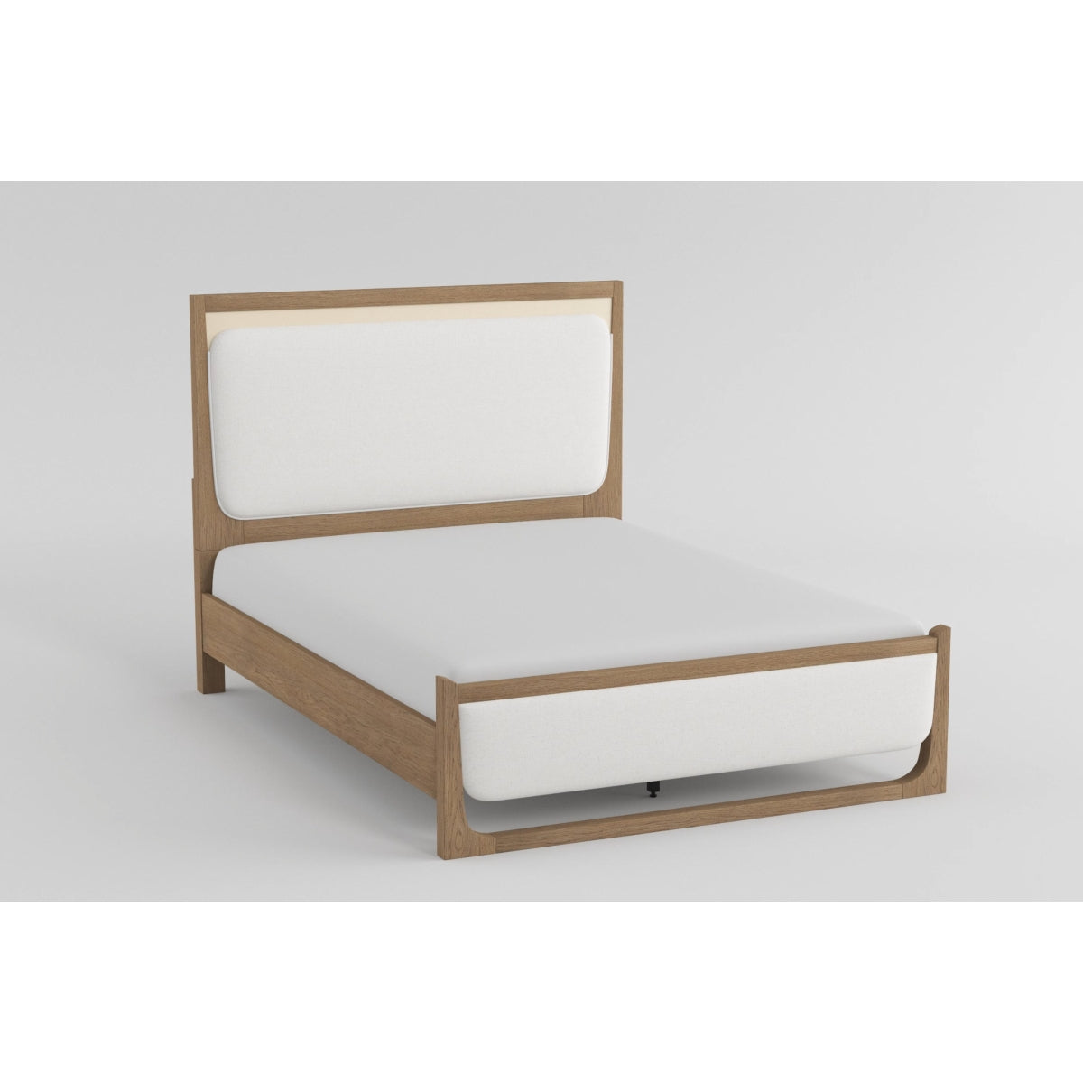 Riley Light Brown California King Upholstered Bed from Homelegance - Luna Furniture