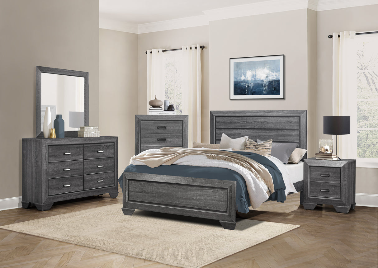 Beechnut Gray Queen Bed from Homelegance - Luna Furniture