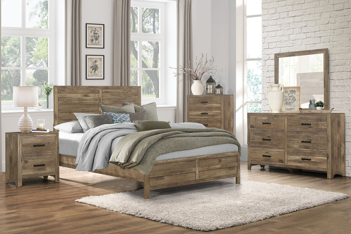 Allura Silver Queen Bed, LED Lighting from Homelegance - Luna Furniture