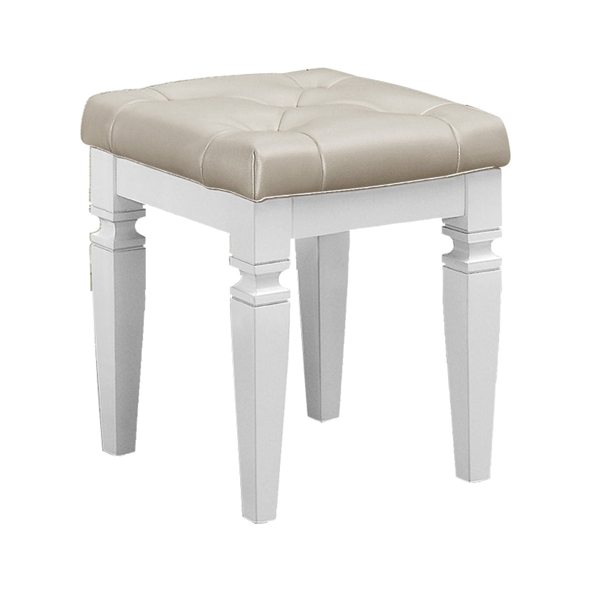 Allura White Queen Bed, LED Lighting