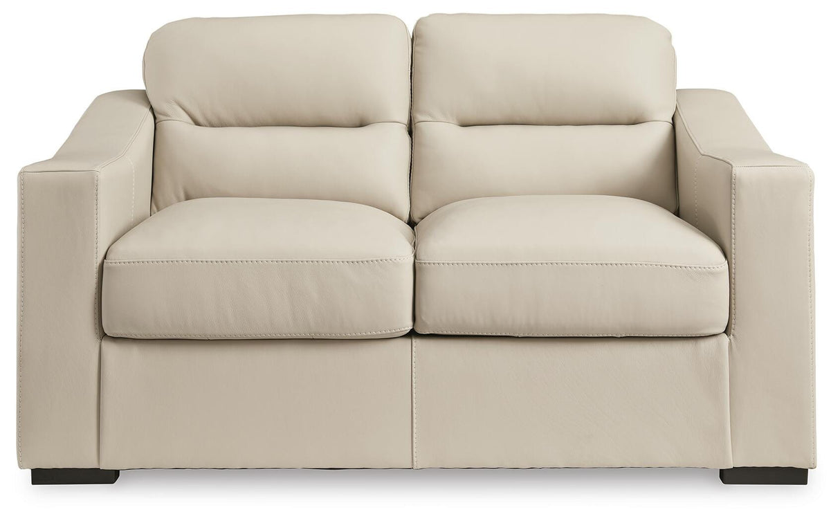 Tresure Trove Almond Sofa and Loveseat from Ashley - Luna Furniture