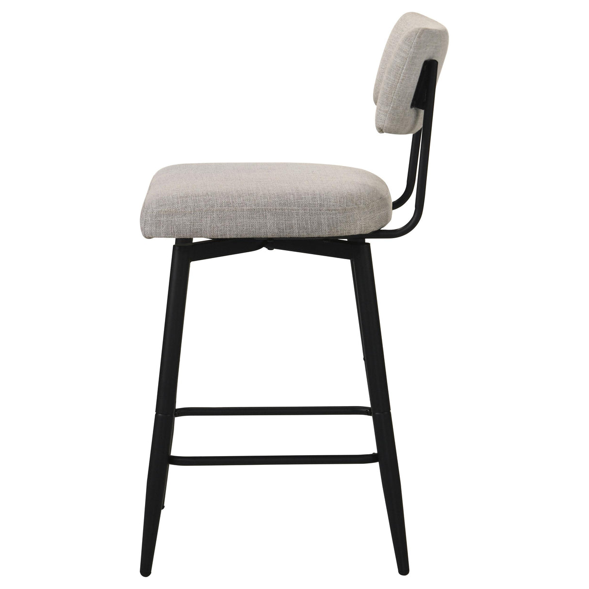Levine Cream Fabric Upholstered Swivel Counter Chair, Set of 2 from Coaster - Luna Furniture
