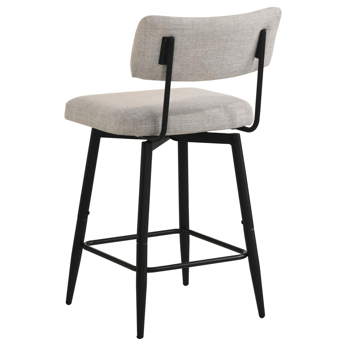 Levine Cream Fabric Upholstered Swivel Counter Chair, Set of 2 from Coaster - Luna Furniture