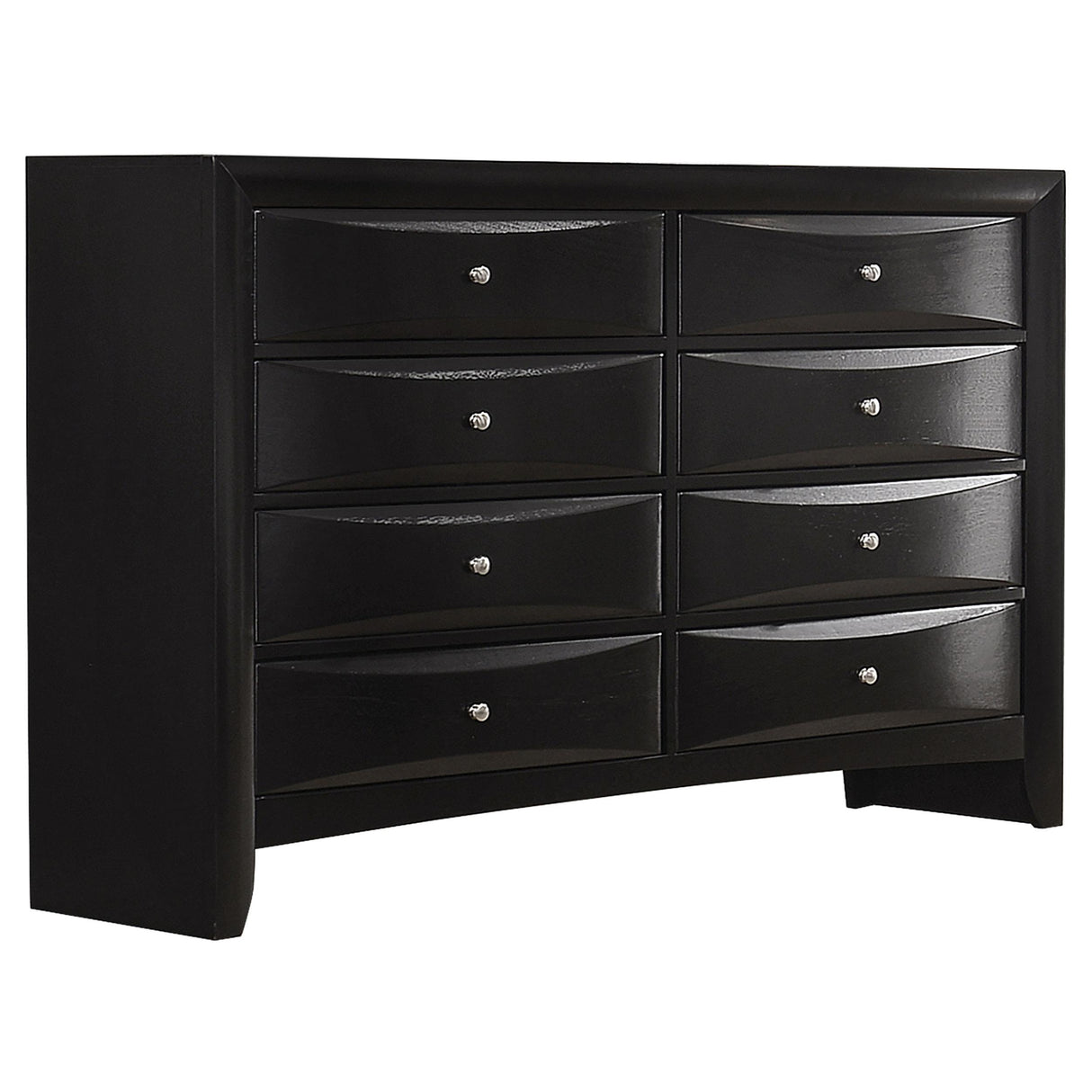 Briana Black 5-Piece Eastern King Storage Bedroom Set with Bookcase Headboard from Coaster - Luna Furniture