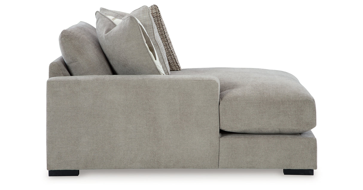 Aslan Court Pebble Left-Arm Facing Corner Chaise from Ashley - Luna Furniture