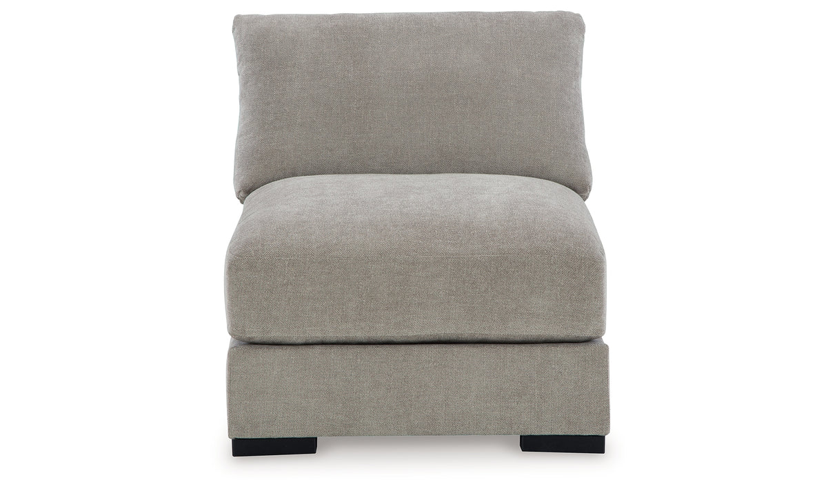 Aslan Court Pebble Armless Chair from Ashley - Luna Furniture