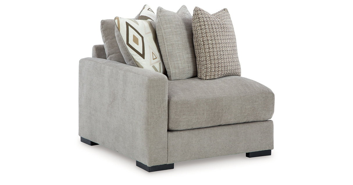 Aslan Court Pebble Left-Arm Facing Corner Chair from Ashley - Luna Furniture