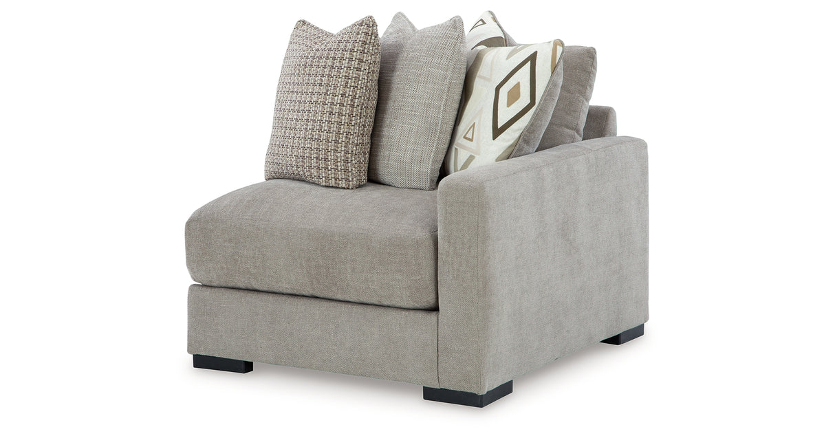 Aslan Court Pebble Right-Arm Facing Corner Chair from Ashley - Luna Furniture