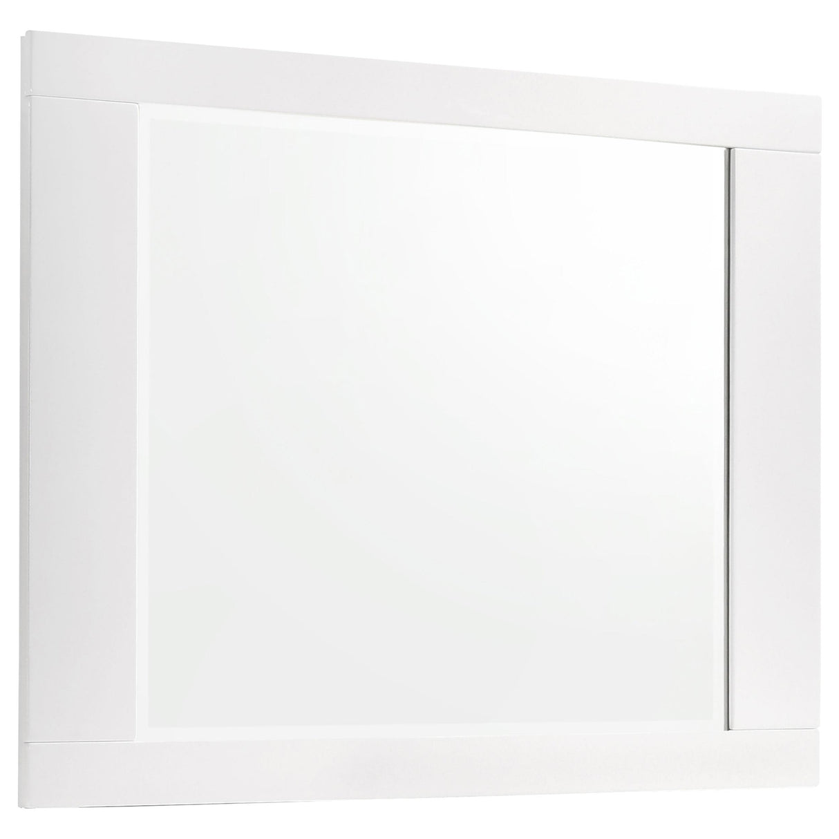 Felicity Glossy White 4-Piece Queen Bedroom Set with LED Light Headboard from Coaster - Luna Furniture