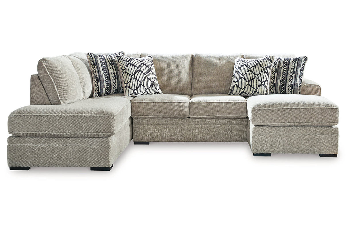 Calnita Sisal 2-Piece Sectional with Chaise from Ashley Furniture - Luna Furniture