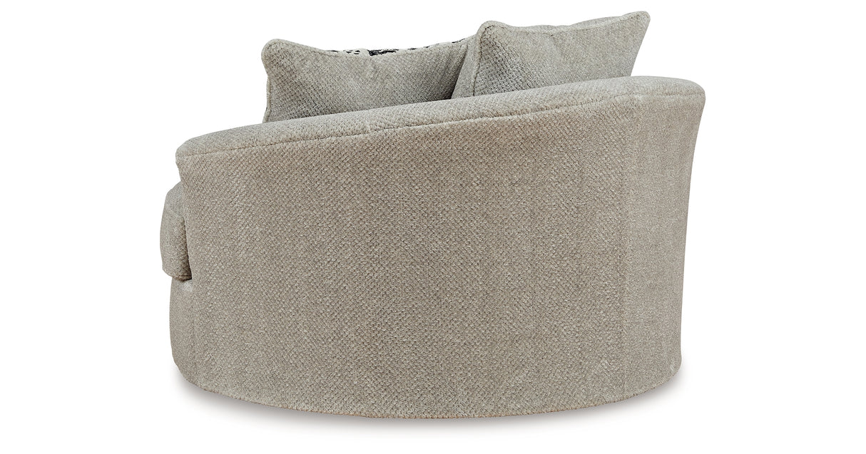 Calnita Chair and Ottoman in Sisal from Ashley Furniture - Luna Furniture