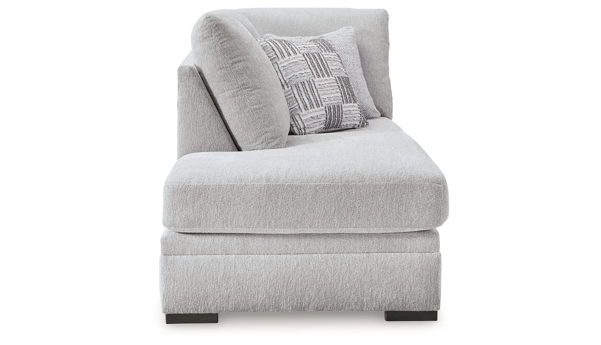 Gabyleigh Nickel Left-Arm Facing Corner Chaise from Ashley Furniture - Luna Furniture