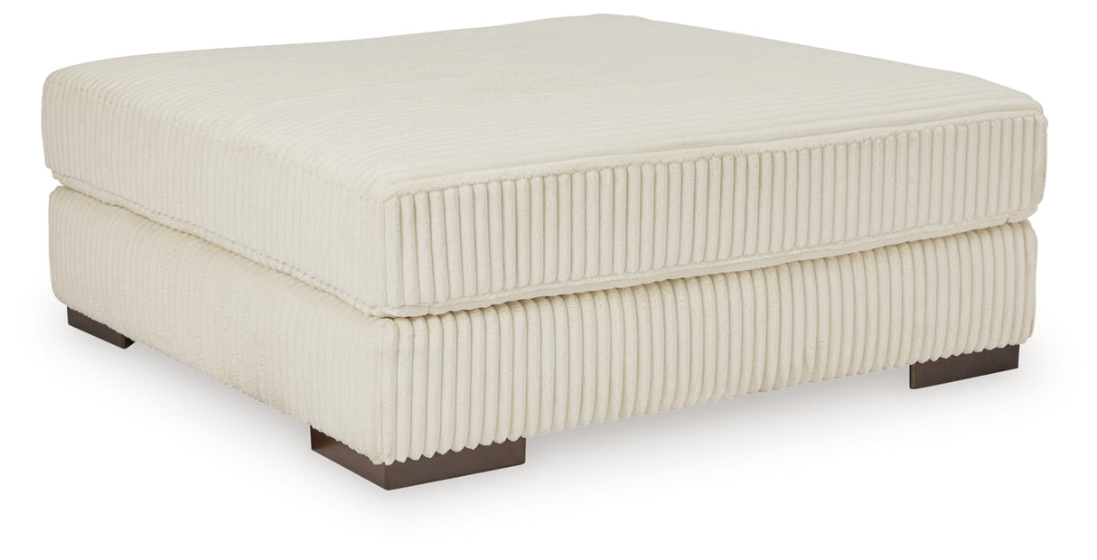 Lindyn Ivory 3-Piece Sectional with Ottoman from Ashley Furniture - Luna Furniture