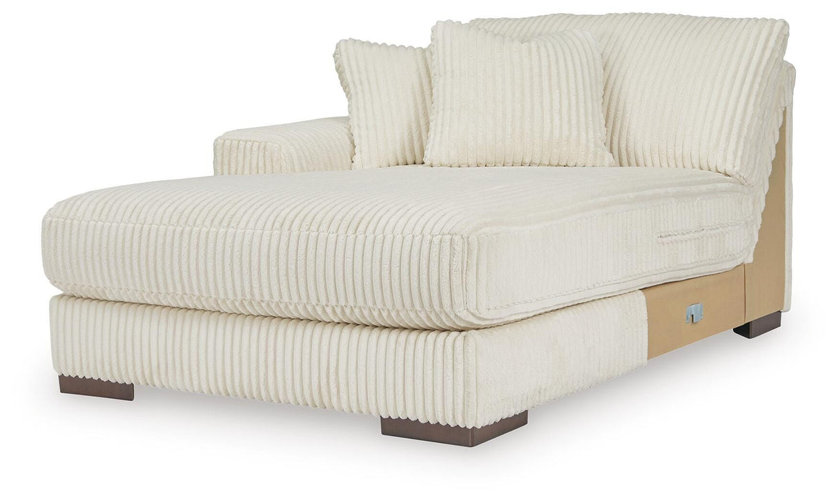 Lindyn Ivory Left-Arm Facing Corner Chaise from Ashley Furniture - Luna Furniture