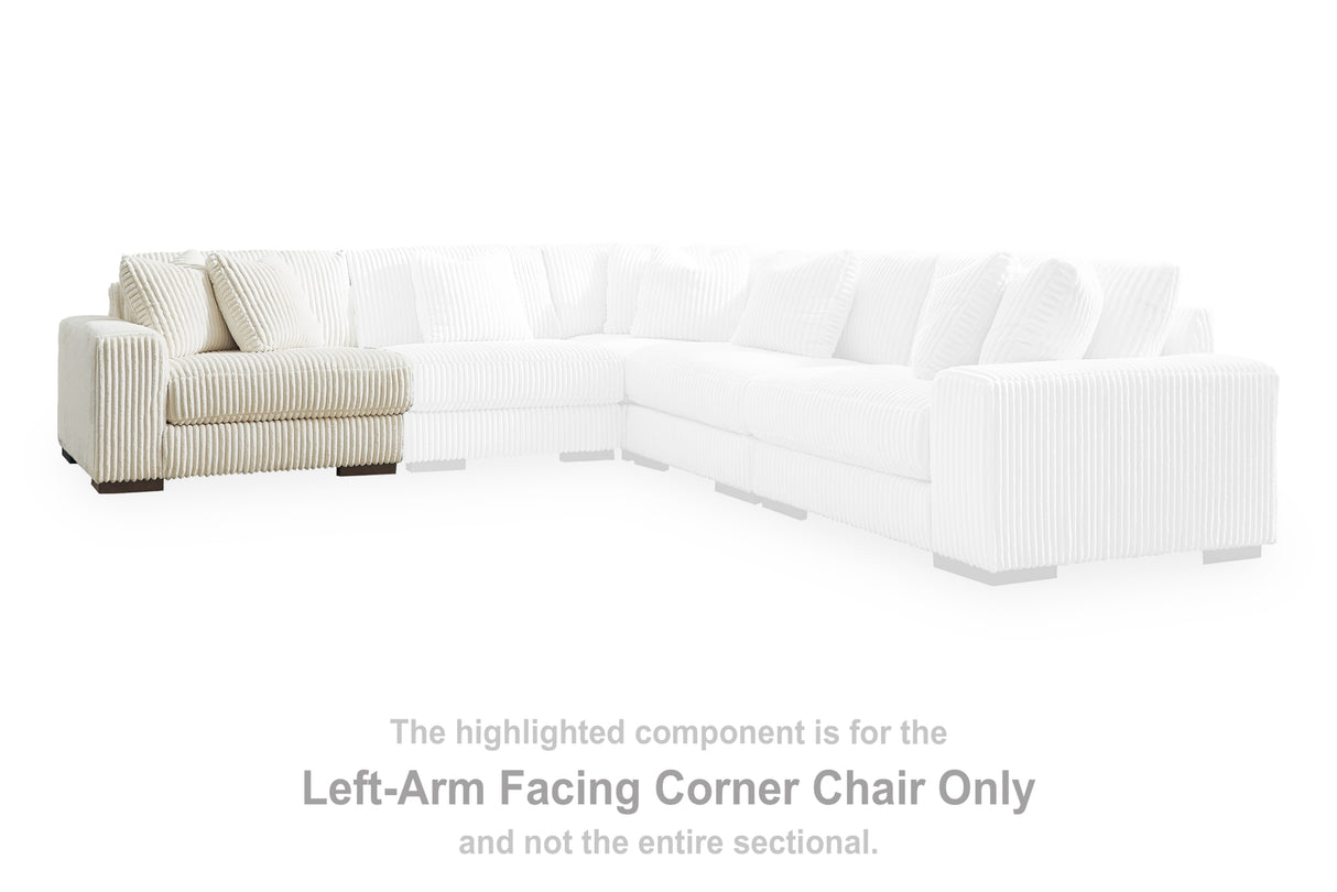 Lindyn Ivory Left-Arm Facing Corner Chair from Ashley Furniture - Luna Furniture