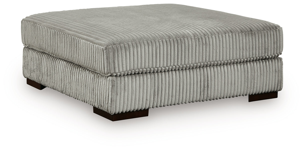 Lindyn Fog 5-Piece Sectional and Ottoman from Ashley Furniture - Luna Furniture