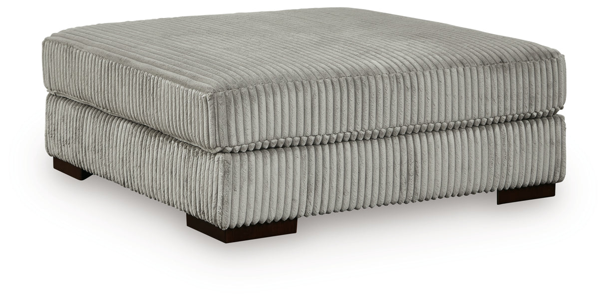 Lindyn Fog 5-Piece Sectional with Ottoman from Ashley Furniture - Luna Furniture