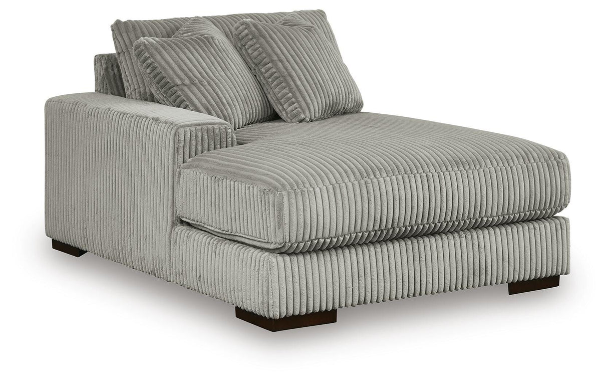 Lindyn Fog 4-Piece Sectional with Double Chaise from Ashley - Luna Furniture