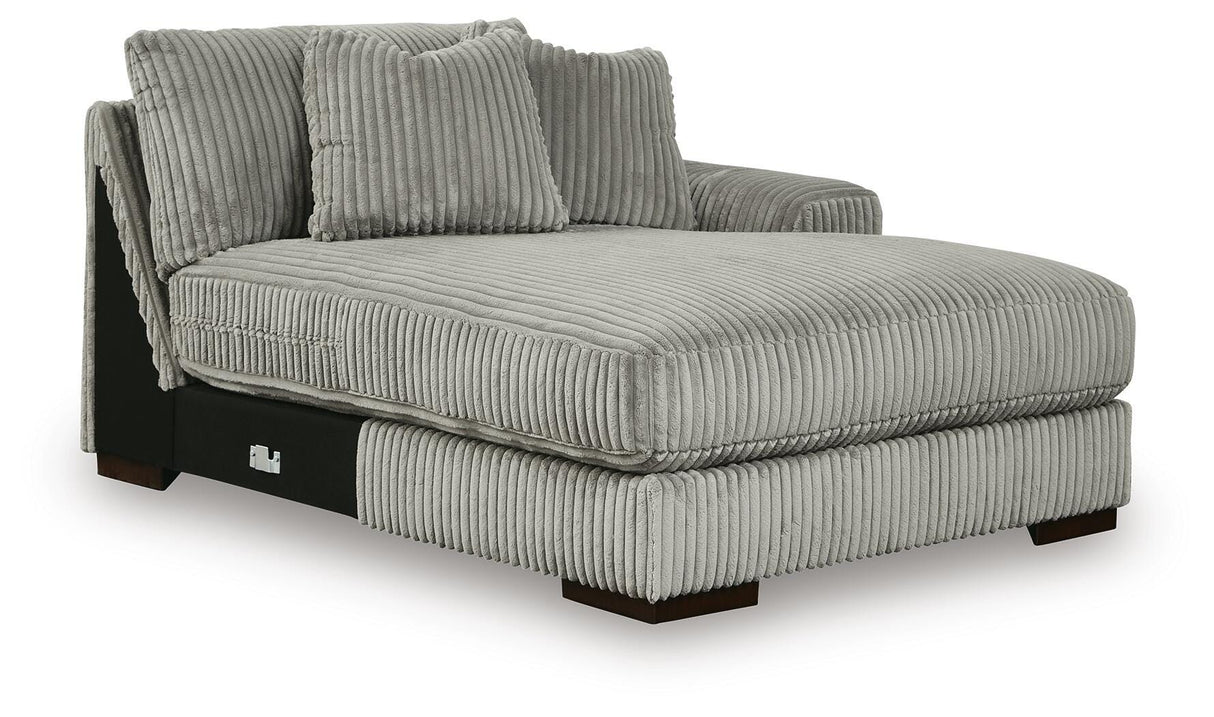 Lindyn Fog Right-Arm Facing Corner Chaise from Ashley - Luna Furniture