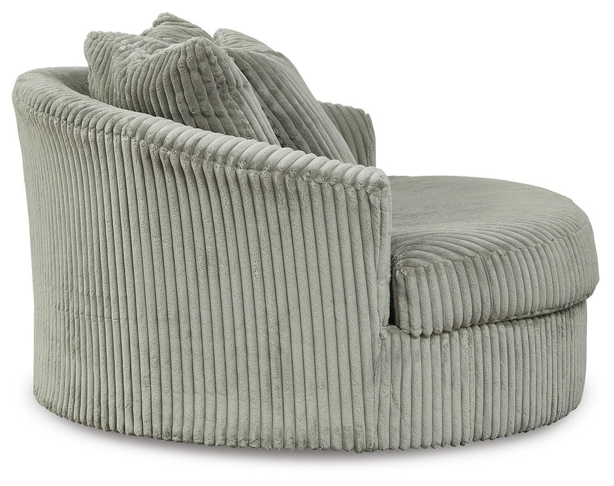 Lindyn Fog 3-Piece Sectional and Chair from Ashley - Luna Furniture