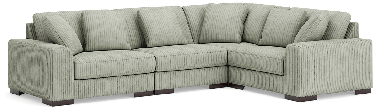 Lindyn Fog 4-Piece Sectional from Ashley - Luna Furniture